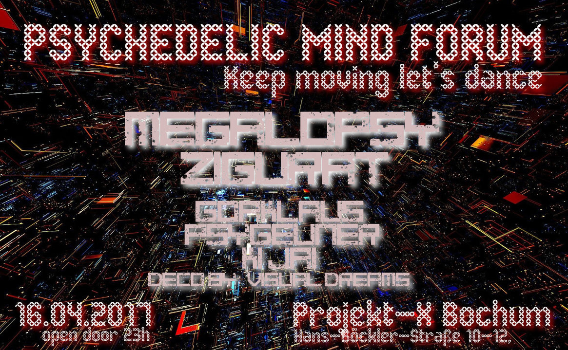 PSYCHEDELIC MIND FORUM - Keep Moving, let's dance! 16 Apr '17, 23:00
