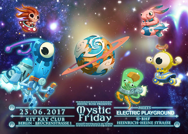 Party Flyer Mystic Friday meets Electric Playground 23 Jun '17, 23:00
