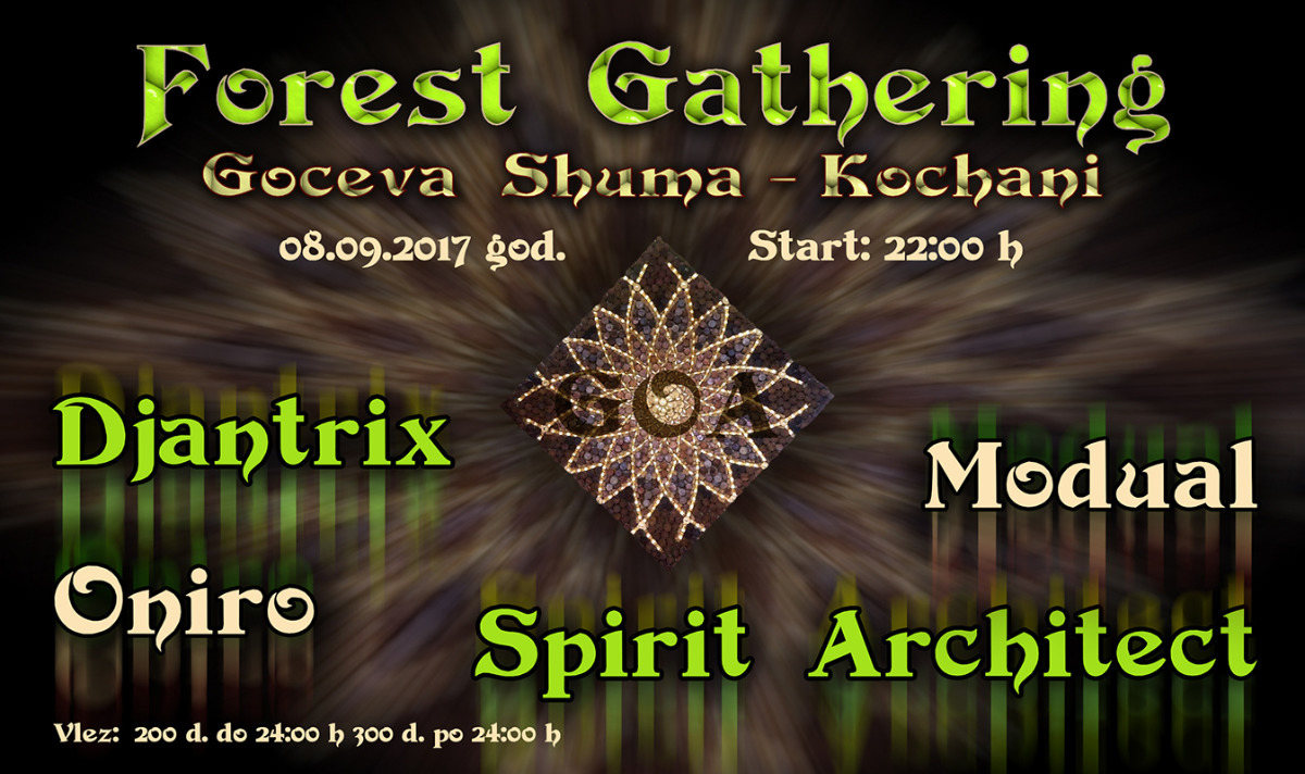 Forest Gathering · 8 Sep 2017 · Kochani (Macedonia) · goabase ॐ parties and  people
