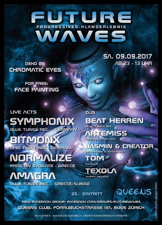 Party Flyer Future Waves 9 Sep '17, 23:00