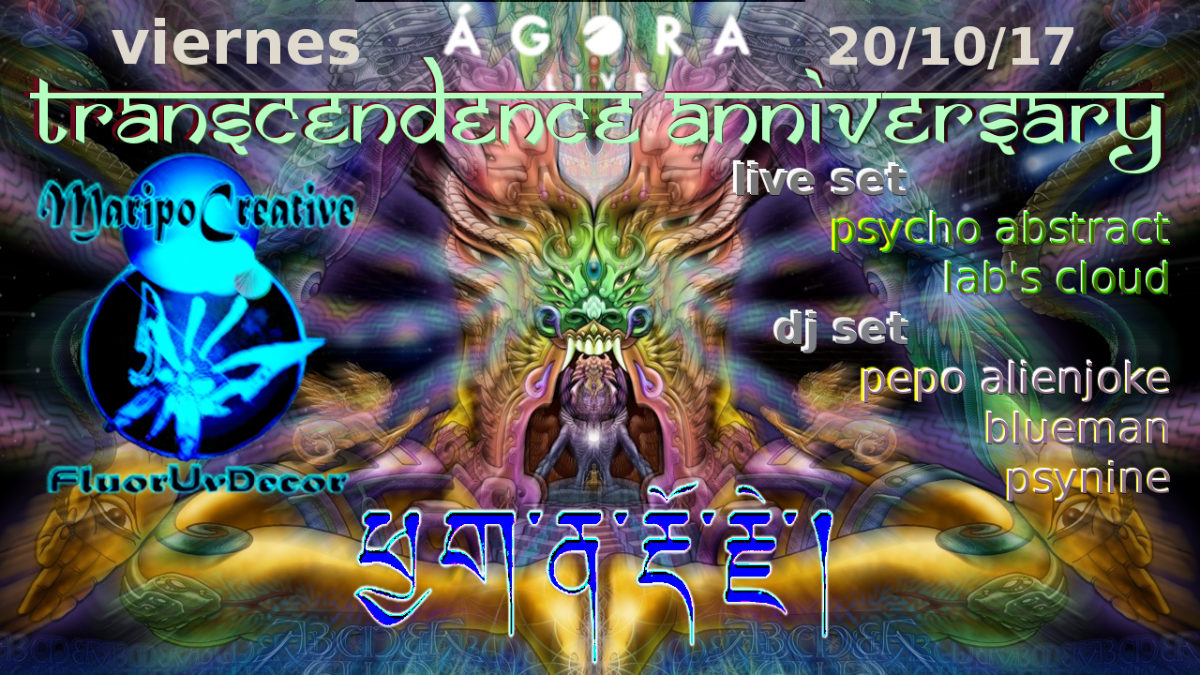 Transcendence Anniversary 20 Oct '17, 23:30