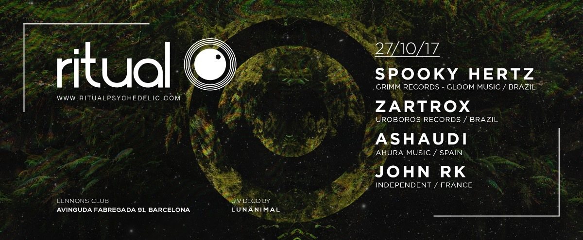 Ritual (Spoky Hertz & Zartrox live!) at Lennons Club, Barcelona 27 Oct '17, 01:00