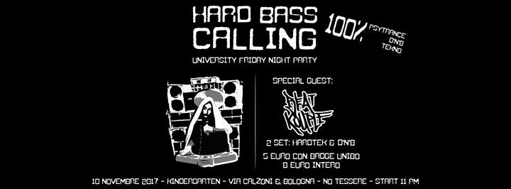 Party Flyer Hard Bass Calling vol.1 10 Nov '17, 23:00