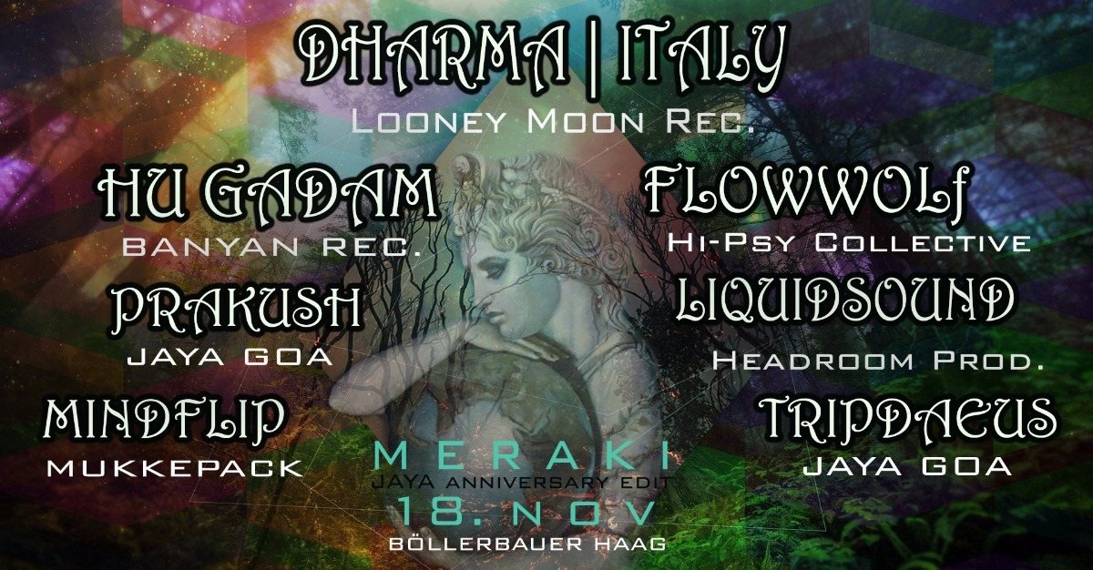 Party Flyer •ॐ• ๑ MERAKI ๑ •ॐ• 18 Nov '17, 21:30