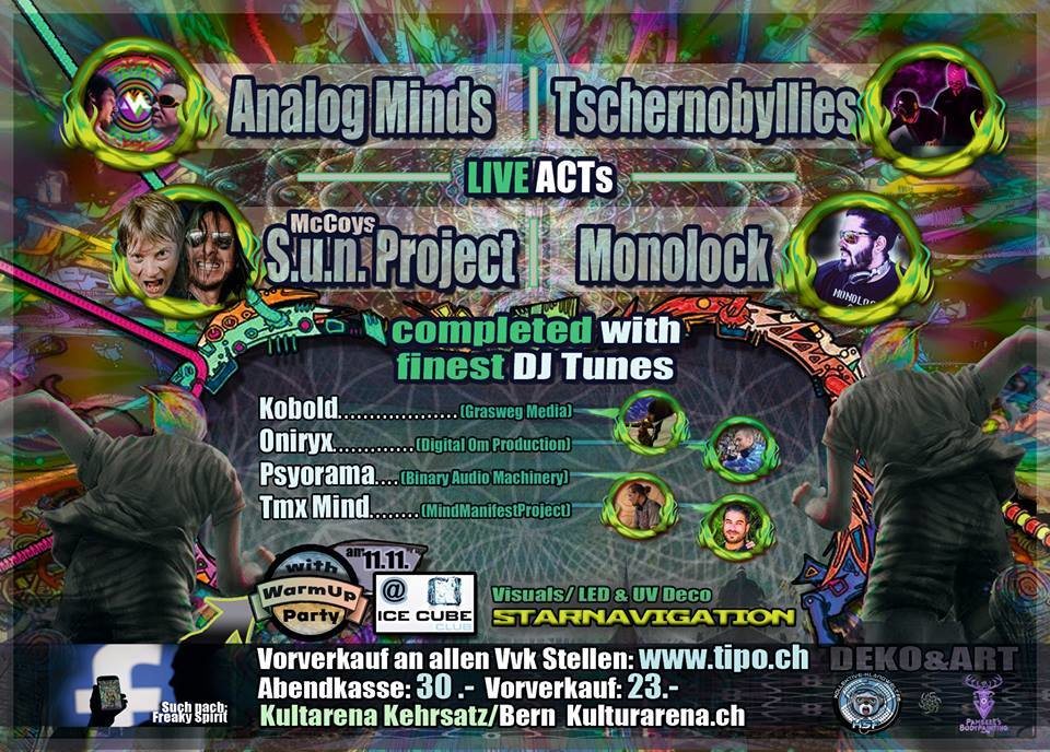 Party Flyer Freaky Spirit BERN 25 Nov '17, 21:00