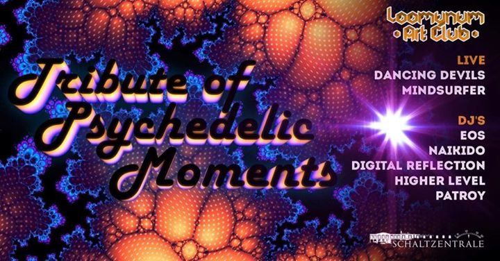 Party Flyer ॐ •:★ Tribute of Psychedelic Moments ★:•ॐ 2 Dec '17, 22:00