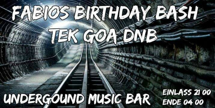 Fabios Birthday-Bash ! DnBGetekke · 7 Dec '17, 21:00