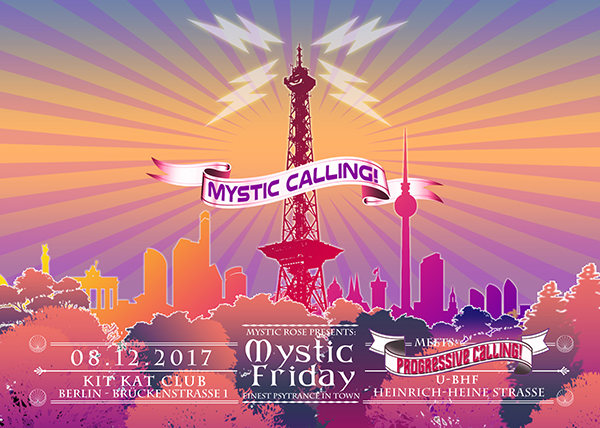 Party Flyer Mystic Friday meets Progressive Calling 8 Dec '17, 23:00