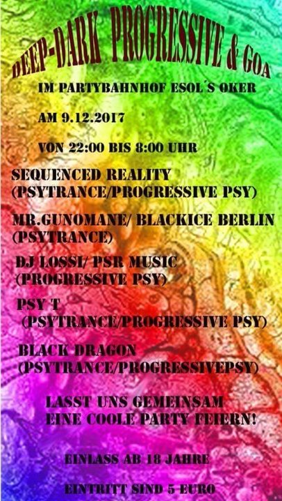 Oker ★ Progressive & GOA ★ Bahnhof · 9 Dec '17, 22:00