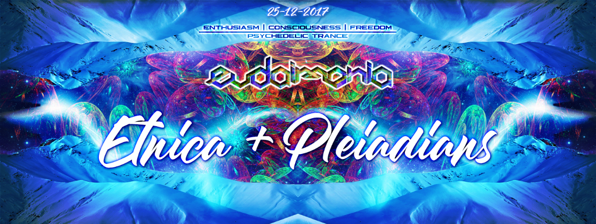 Party Flyer EUDAIMONIA | PSYCHEDELIC CHRISTMAS 25 Dec '17, 22:00