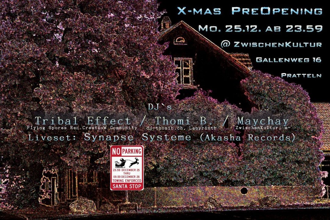Party Flyer X-Mas Pre-Opening 25 Dec '17, 23:30
