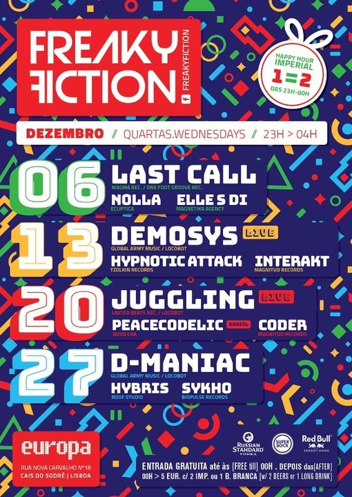 Party Flyer FREAKY FICTION 27 Dec '17, 23:00