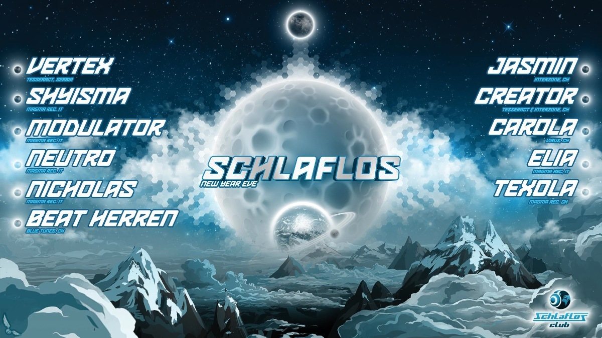 Party Flyer Sylvester im Schlaflos 31 Dec '17, 22:00