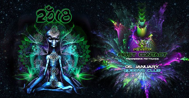 Party Flyer Psybox - First Contact 5 Jan '18, 22:00
