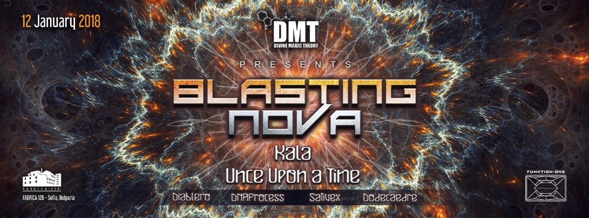 Party Flyer Divine Magic Theory presents: Blasting NOVA 12 Jan '18, 22:00