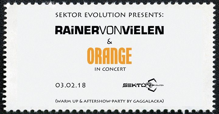 Rainer von Vielen & Orange // Konzert + Party · 3 Feb 18, 21:00