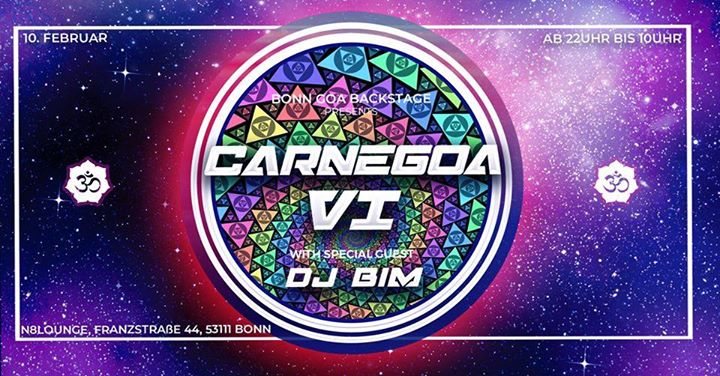 Party Flyer CarneGoa #6 /w BIM 10 Feb '18, 22:00
