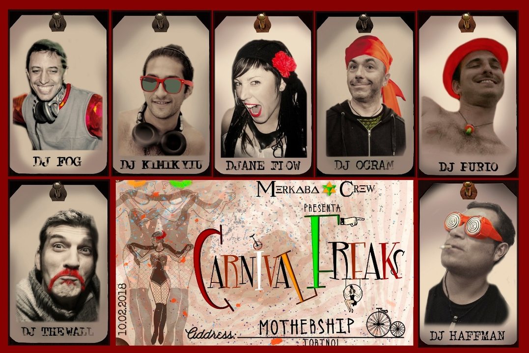 Party Flyer Carnival Freaks 10 Feb '18, 23:00