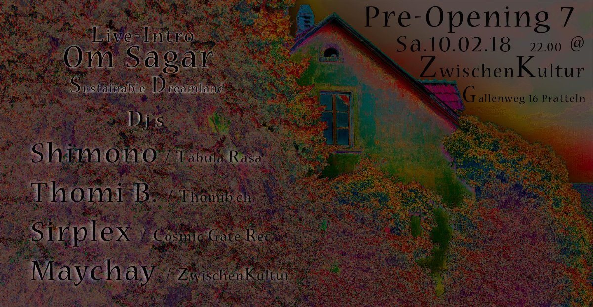Party Flyer Pre-Opening 7 10 Feb '18, 22:00