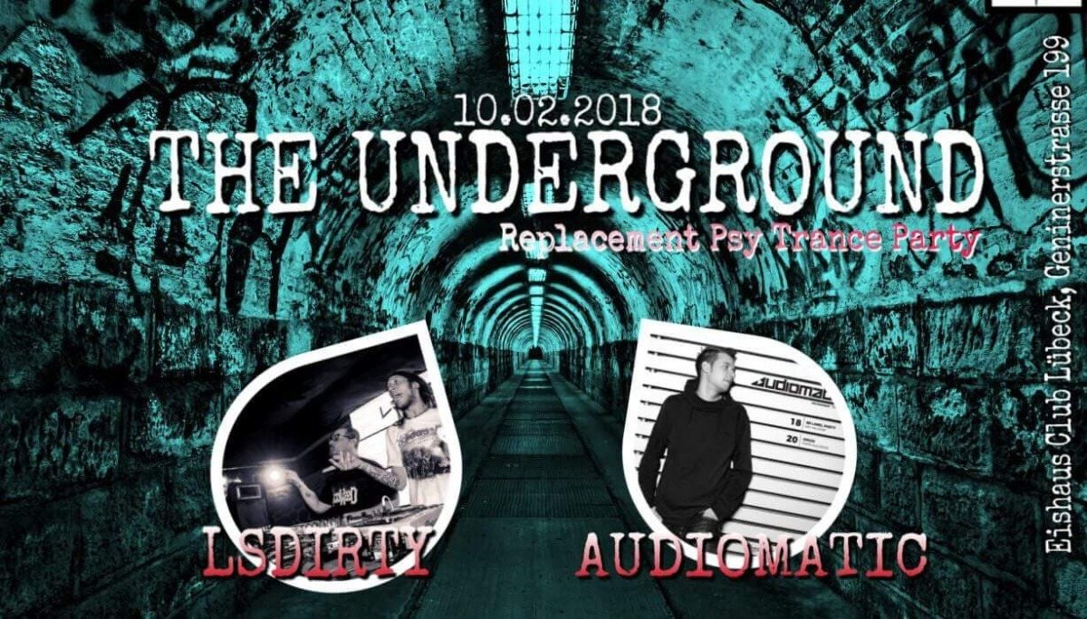 Party Flyer THE UNDERGROUND 10 Feb '18, 22:00
