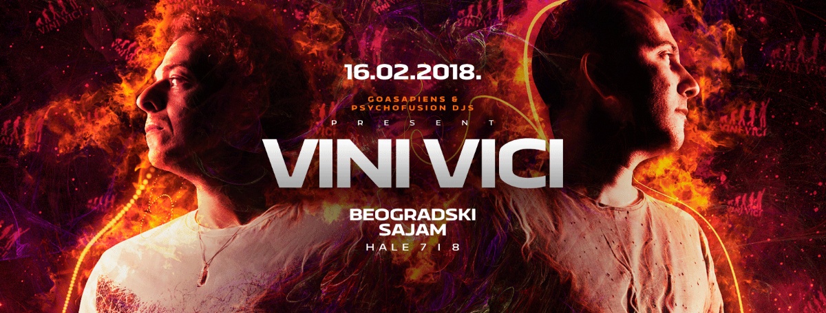 Party Flyer VINI VICI @ BELGRADE 16 Feb '18, 23:00