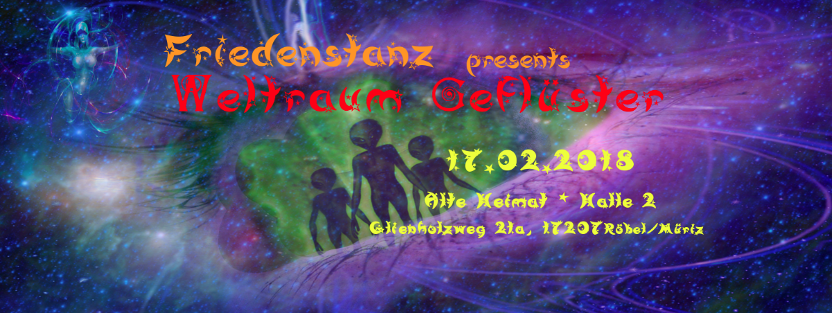 Party Flyer Weltraum Geflüster 17 Feb '18, 22:00