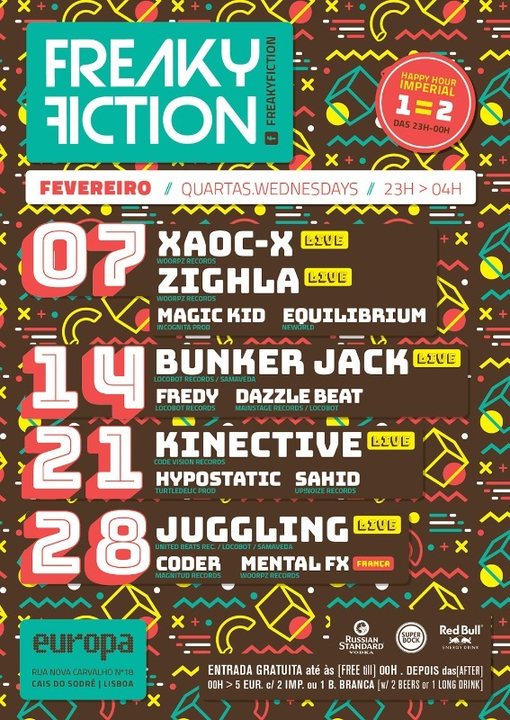 Party Flyer FREAKY FICTION 21 Feb '18, 23:00
