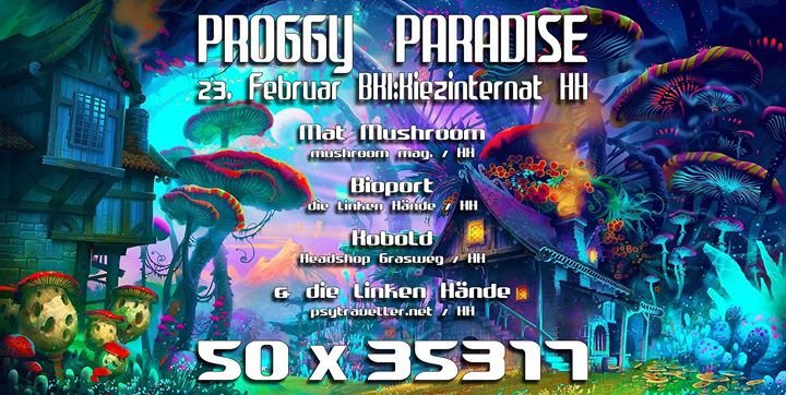 Party Flyer Proggy Paradise | 50 X 35317 23 Feb '18, 22:00