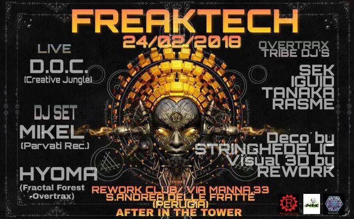 Party Flyer Freaktech 24 Feb '18, 22:00