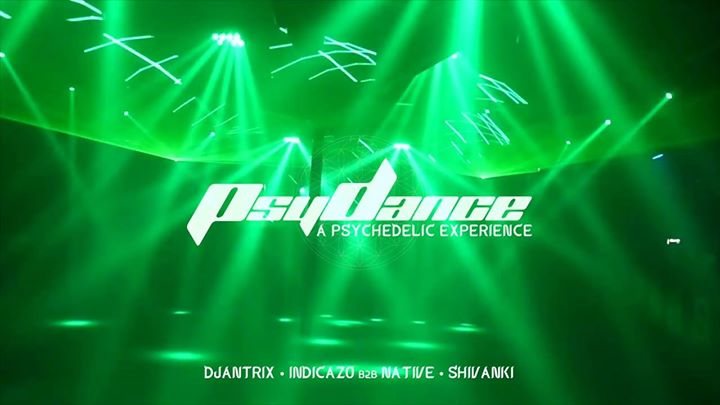 Party Flyer PsyDance w/ Djantrix, Shivanki & Native b2b Indicazo 24 Feb '18, 22:00