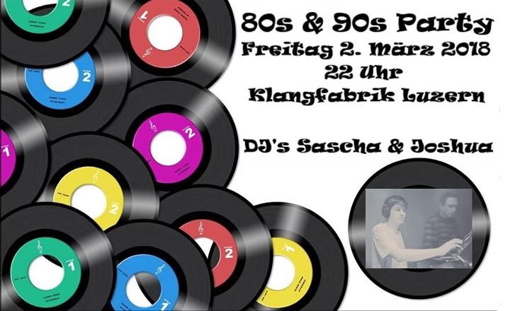 Party Flyer Back to the 80`s & 90`s 2 Mar '18, 22:00