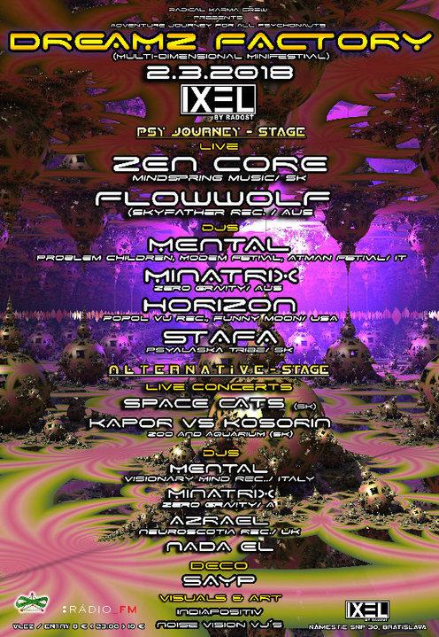 Party Flyer Dreamz Factory 2 Mar '18, 20:00