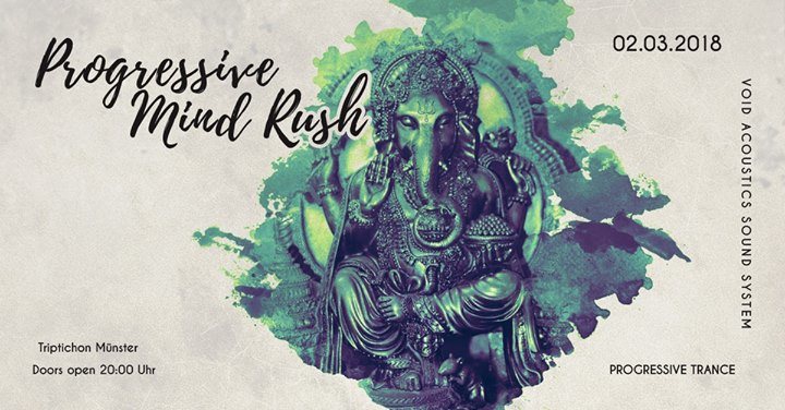 Party Flyer Progressive Mind Rush 2 Mar '18, 20:00
