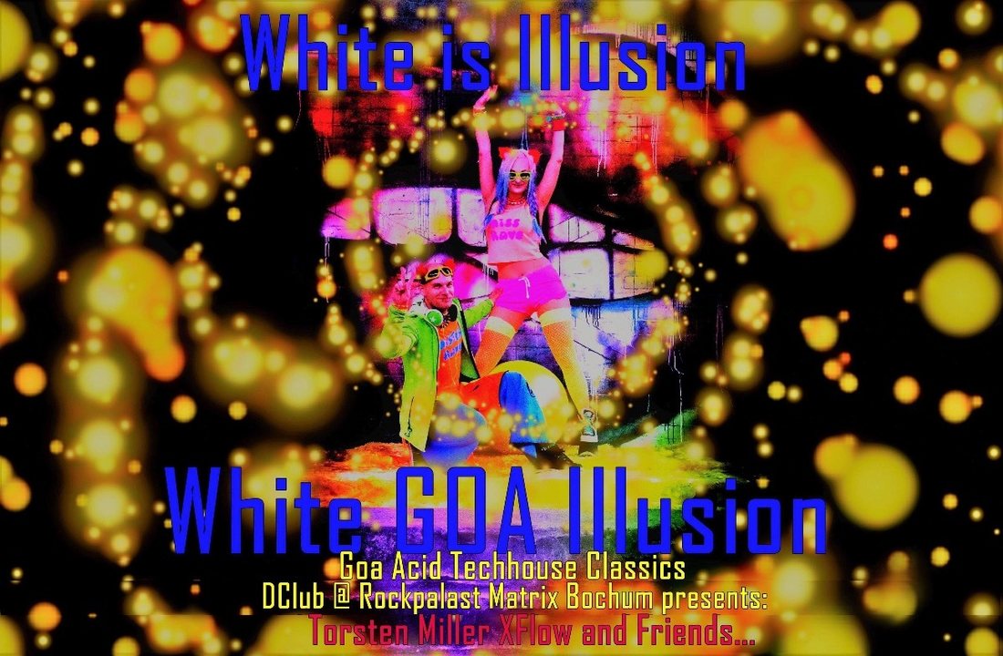 Party Flyer White GOA Illusion 2 Mar '18, 22:00