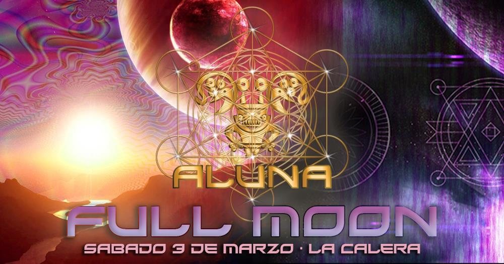 Party Flyer ALUNA FULL MOON 3 Mar '18, 13:00
