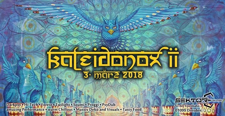 Party Flyer Kaleidonox II 3 Mar '18, 23:00