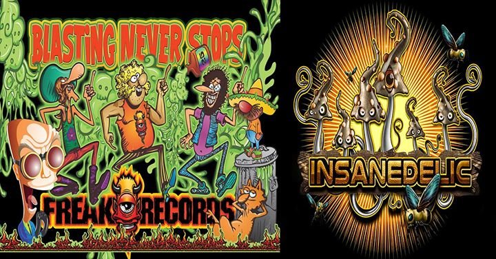 Party Flyer Freak Records and Insanedelic Records Label Party 10 Mar '18, 22:00
