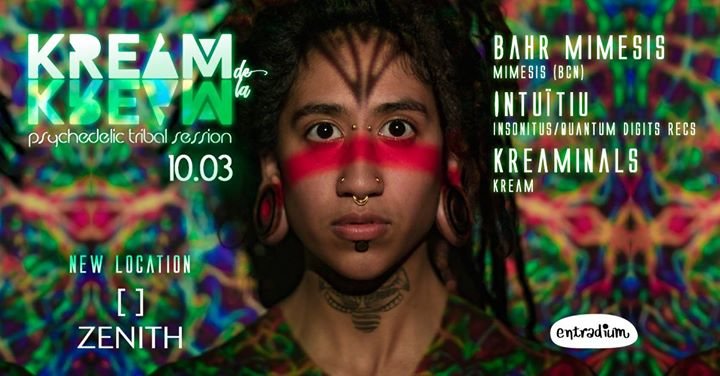 Party Flyer KREAM de la KREAM @Sala Zenith 10 Mar '18, 23:55