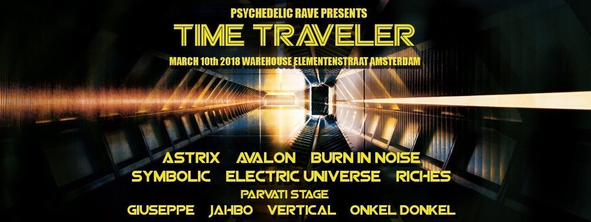 Party Flyer Time Traveler 10 Mar '18, 23:00