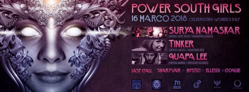Party Flyer Power South Girls 16 Mar '18, 22:00