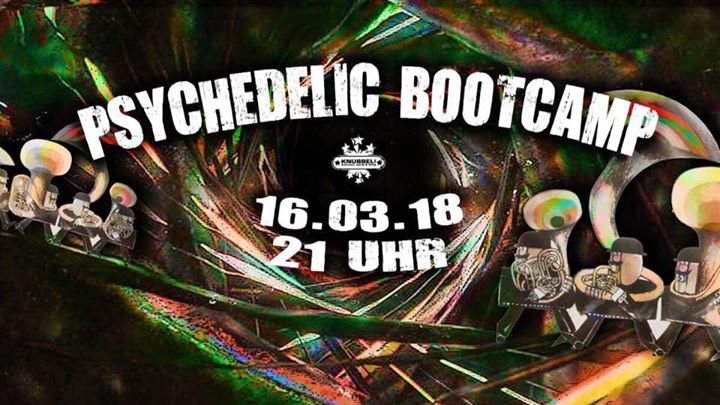 Party Flyer ॐ Psychedelic Bootcamp ॐ 16 Mar '18, 21:00