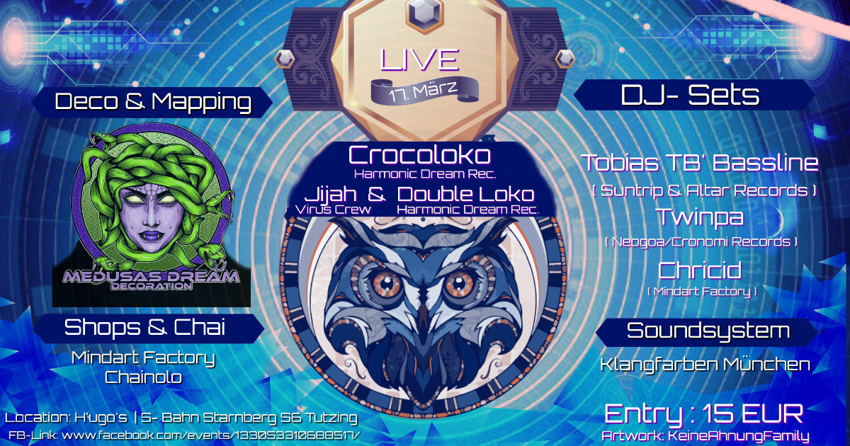 Party Flyer Israel Calling mit Crocoloko, Jijah und Double Loko 17 Mar '18, 22:00