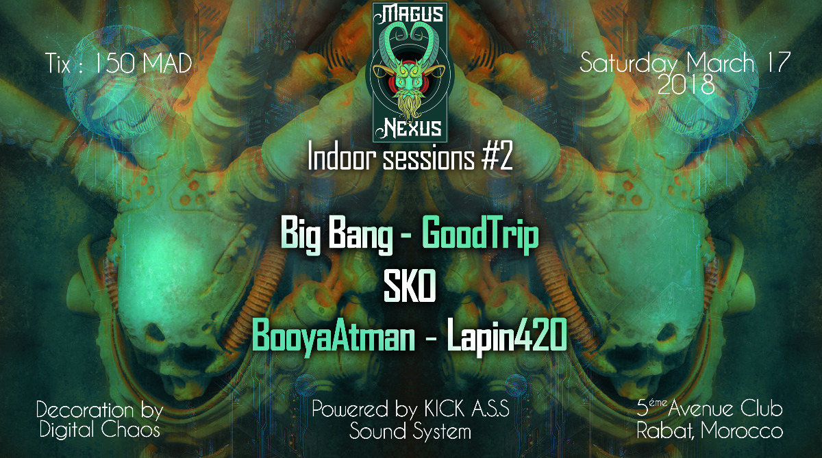 Party Flyer Magus Nexus: Indoor Sessions #2 17 Mar '18, 22:00