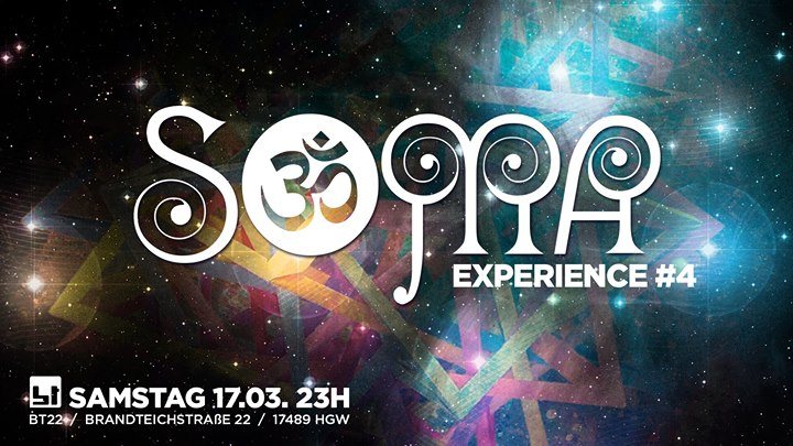 Party Flyer Soma- Dark-Experience 17 Mar '18, 23:00