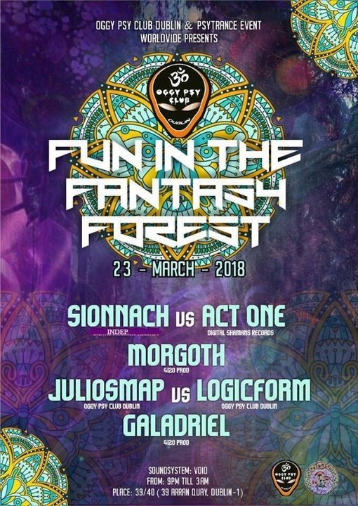 Party Flyer ¤¤ Fun in the Fantasy Forest ¤¤ 23 Mar '18, 21:00