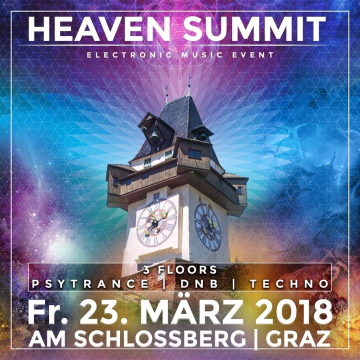 Party Flyer Heaven Summit-Das große In & Outdoor Frühlingsrave am Schloßberg 23 Mar '18, 16:00