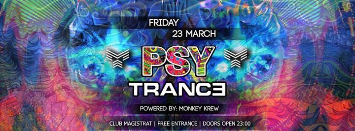 Party Flyer ☆Monkey Krew☆ presents: "Psytrance" 23 Mar '18, 23:00