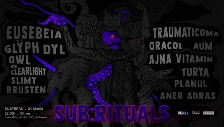 Party Flyer ✧ Sub:rituals ✧ 24 Mar '18, 22:00