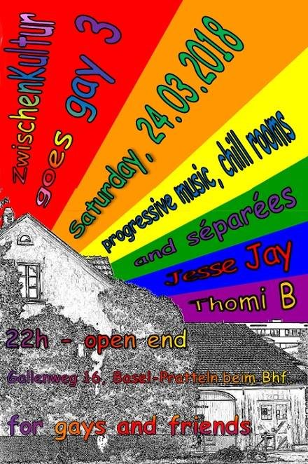 Party Flyer ZwischenKultur goes gay 3 24 Mar '18, 22:00