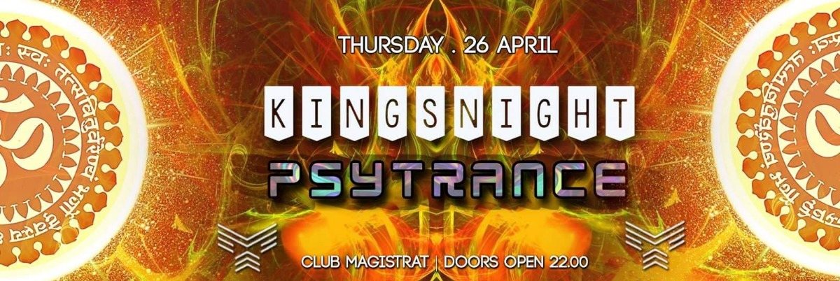 Party Flyer Monkey Krew presents: " Kingsnight Psytrance" 26 Apr '18, 22:00